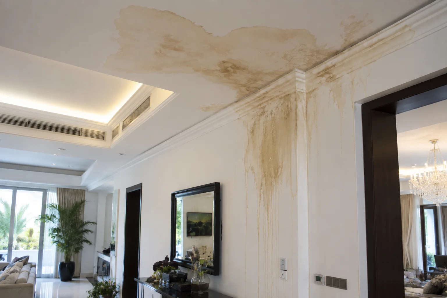 Roof Leak Signs in Dubai | Avoid Costly Roof Damage 4 water stain