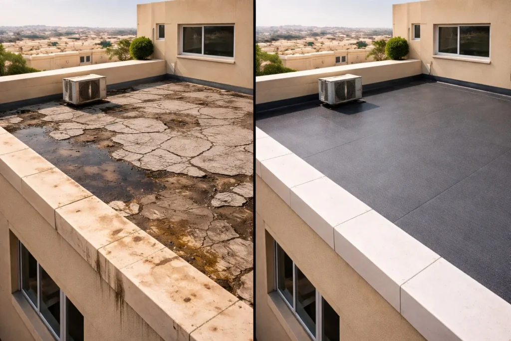 Roofing in Dubai | Top-rated Services 10 Roof waterproofing repair in Al Barsha Dubai