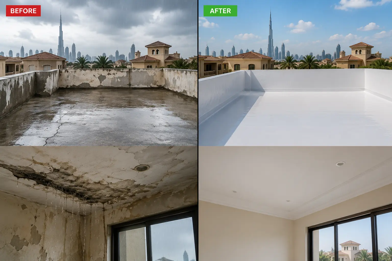 Waterproof roofing solutions