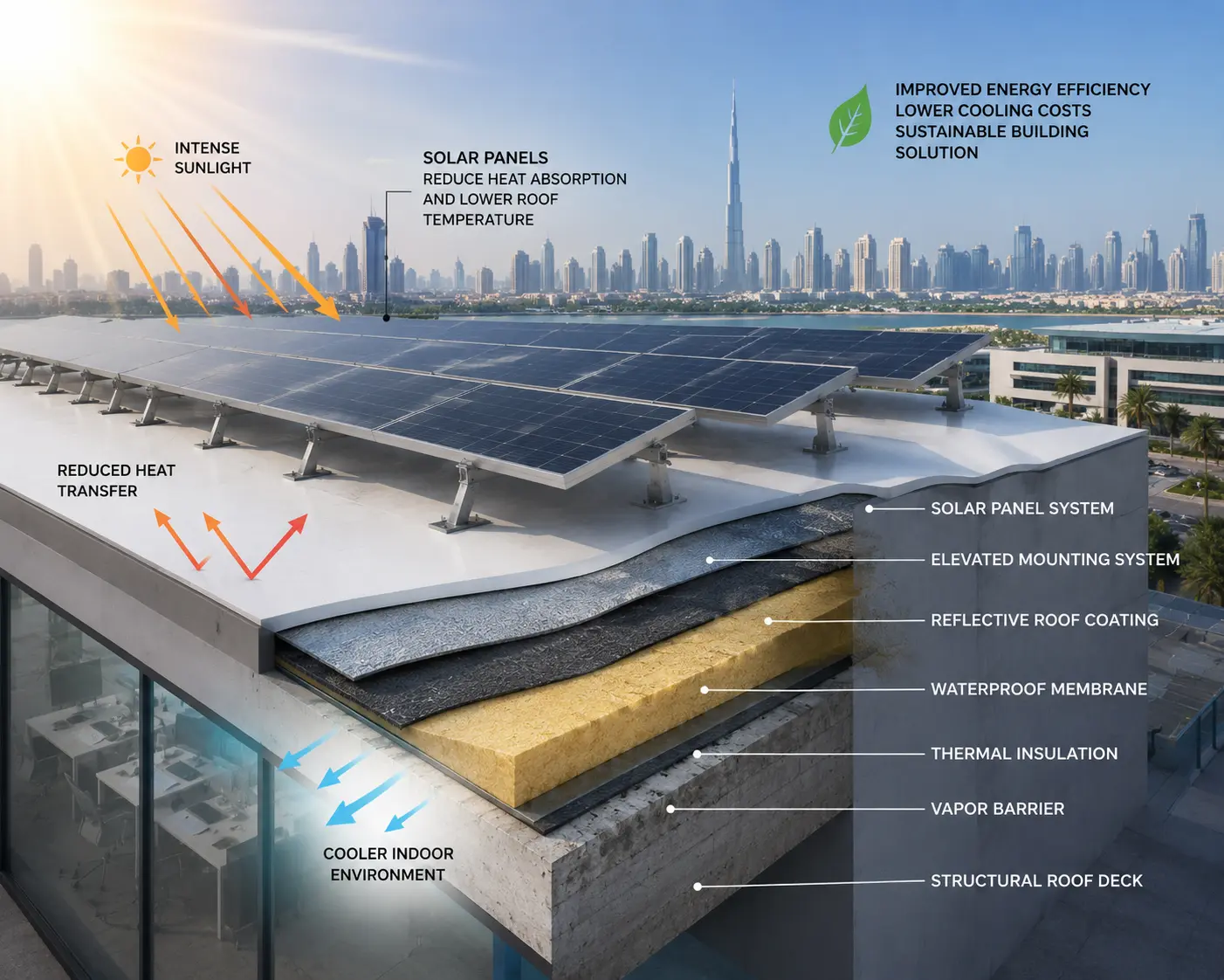 Solar Energy Roofing UAE | Reduce Energy Bills in Dubai 1 Solar Energy Roofing UAE