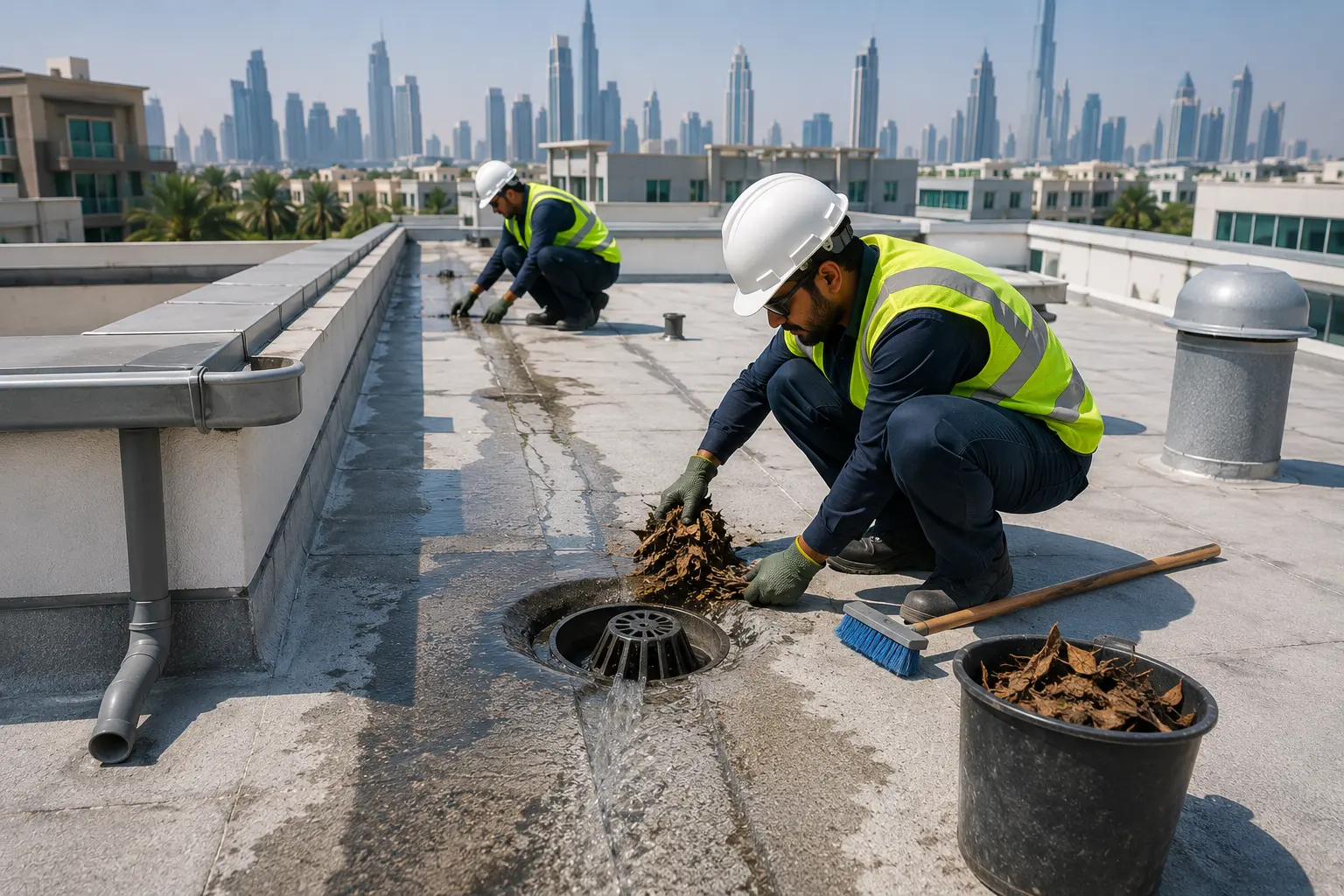 Drainage System and Gutter Cleaning