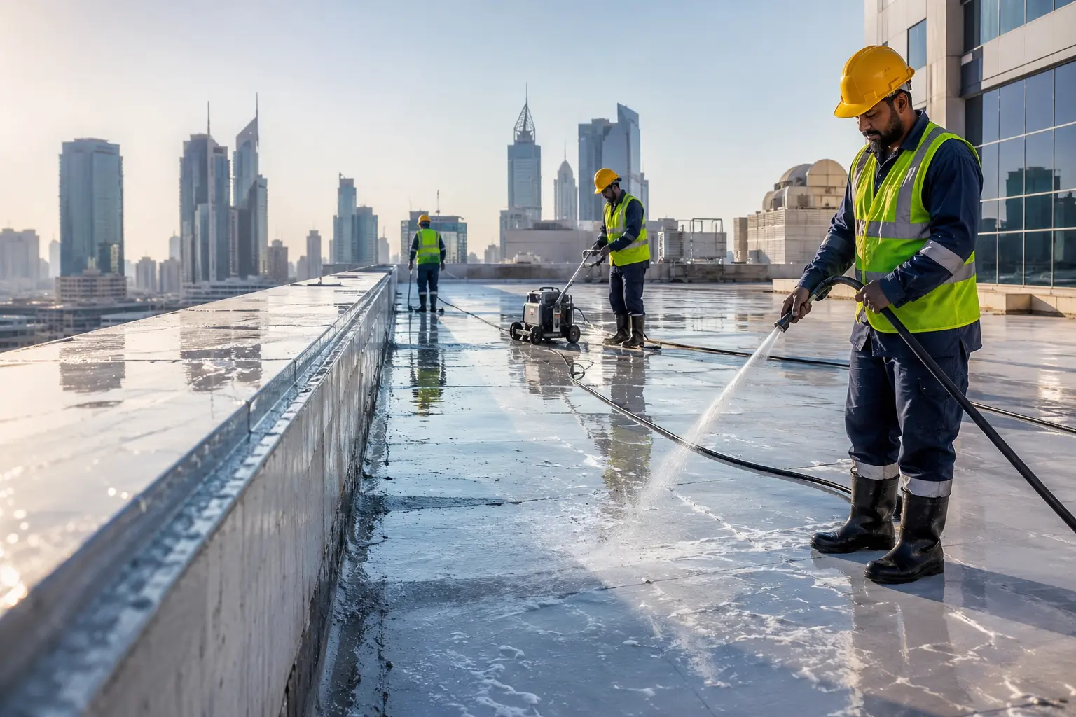 Roof Cleaning and Surface Protection